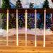 Novelty Lights 24 LED Cascading Meteor Starfall Tube Warm White Pack of 5