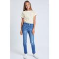 YMI Jeans Girls 3 Button Essential Skinny Jeans With Faux Front Pockets