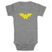 Infant s Wonder Woman Original Logo Athletic Heather 24 Months