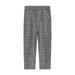 FRSASU Kids Clothing Clearance Toddler Kids Big Boy Toddler Kids Solid Color Lattice School Uniform Suit Pants Trousers Gray 12T(12-13 Years)