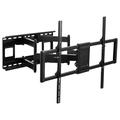 TiaGOC Heavy Duty 60 to 120 inch Extra Large Screen TV Articulating Wall Mount for LCD LED Flat and Curved Screens Extended Arm Swivel Mount Max 900x600mm Black MOUNT-VW120M