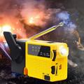 Emergency Radio Hand Crank Radio With LED Flashlight Mini Portable Radio AM/FM Radio For Home & Outdoor