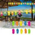 PRETXORVE Summer Savings Clearance 2024! Slipper String Lights Summer Outdoor Patio Decorative Lights Bedroom Room Led Lights Hotel Summer Theme Decorative Lights Beach Garden Slippers