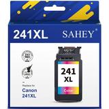 241xl Ink Cartridge for Canon ink 241xl CL-241XL for Canon Pixma MG3620 MG3520 MX452 MX532 MX472 MX512 Printer Black Color Combo Pack High Yield(1 Tri-color)