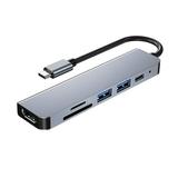 OWSOO Type-C Hub USB2.0 USB3.0 PD USB2.0 USB3.0 Type-C Converter TF Play Type-C Hub Alloy Type-C Converter Hub Aluminum Alloy PD TF BUZHI USB3.0 PD TF Aluminum Alloy Type-C HUIOP