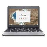 HP Chromebook 11-Inch Laptop Intel Celeron N3060 Processor 2 GB SDRAM 16 GB eMMC Storage Chrome OS (11-v000nr Ash Gray)