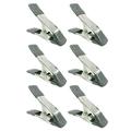 6 PCS Muslin Spring Clamps 4 inch Photography Background Support Clips