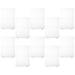 Storage Box 10 Pcs Picture Organizer Case Jewelry Boxes Postcard Photo Plastic White Pp