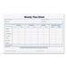 TOPS Weekly Employee Time Sheet 8.5 x 5.5 Inches 100 Sheets per Pad 2 Pads/Pack (30071) - Purple; White