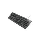 Logitech K845 Mechanical Illuminated Keyboard Mechanical Switches Strong Adjustable Tilt Legs Full Size Aluminum Top Case 104 Keys USB Corded Windows (TTC Blue Switches)