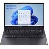 LENOVO Newest Yoga 7i 14 FHD Touchscreen 2-in-1 Laptop Intel 4-Core i7-1165G7 12GB DDR4 512GB SSD Iris Xe Graphics WiFi 6 Backlit Keyboard Fingerprint Windows 11 Pro