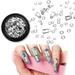 WNG Nail Jewelry Drill Mixed Square Diamond Nail Flat Drill Shaped Nail Jewelry DIY Crafts Mobile Phone Clothes Shoes Jewelry Bag