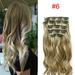 New Fashion Sexy Women Wig Clip In Hair Extension Long Big Curly False Hairs 16 Clips Hairpiece Lady Girl Wigs Gift