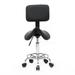 OverPatio Saddle Stool Rolling Chair with Back Support Esthetician Dental Stool Chair Massage Salon