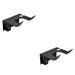 Bathtubs and Accessories Wall Hair Dryer Shelf Blow -mounted 2 Pieces Holder Stainless Steel
