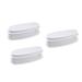 3 Pcs Nail Gel Polish Nail Dip Powder Case Sequins Case Nail Nail Dip Powder Tray Dipping Powder Holder Nail Dipping Powder Box Compact White Plastic