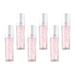 6 Pcs Essential Oil Roller Bottle Healing Crystal Bottles Perfume Glass Travel Pink