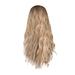 Gold Wig Gold Curly Wig Hair Brazilian Long High Temperature wig Wavy Women Fiber Parting