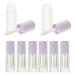 Purple 14 Pcs Abs Makeup Organizer Cosmetic Storage Cosmetics Box 6ml Transparent Plastic Large Brush Lip Gloss Tube Oil Glaze Sub-bottle 14pcs (skin Pink) Cute