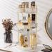 Rotating Makeup Organizer Lazy Susan Trays Skincare Perfume Organizer for Bathroom Counter Vanity