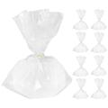 20 Sets Cake Packaging Set Cellophane Bags Cake Packing Bags Plastic Containers for Desserts Cake Paper Tray Cake Bags