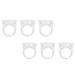 6 Pcs Pigment Ring Cup Lash Extension Disposable Rings for Lashes Tattoos Eyelash Tools Bracket Acrylic