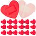 50 Pcs Heart Shaped Bandage Fine Craftsmanship Bandages Duct Tape Sterile Gauze for Wounds Water Proof Aid Child Travel Red Waterproof