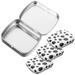 4 Pcs Packing Box Candy Jar Empty Sundries Organizer Metal Tin Jewel Case Gift Candy Tin Biscuits Storage Boxes