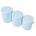 Flower Bucket Set Boxes Clear Gift Bags Florist Supplies Round Bouquet Floral Bridal Shower Favors for Guests 3 Pcs