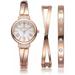 Timothy Stone Legato Rose Gold-Tone Watch and Bracelet Gift Set