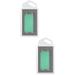 2pcs Battery Charger 2 Slot Lithium Battery 1.5v Lithium-ion Battery Usb Smart Turn Light Battery Adapter for AA AAA Lithium Battery (White)