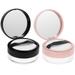 Portable Elastic Mesh Powder Box 2 Pcs Puff for Body Compact Container Ladies Gift Travel Baby Plastic