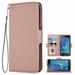 Samsung Galaxy J3-2016 Case Cell Phone Leather Sleeve PU Leather Cover Wallet Cell Phone Case Cover Compatible for Samsung Galaxy J3-2016 Leather Case-Pink