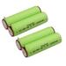 Kastar 2-Pack 2.4V 2200mAh Ni-MH Battery Replacement for Norelco HS980 Norelco HS985 Norelco T770 T-770 Norelco T980 Beard Trimmer Norelco T990 Norelco BT-2AA Norelco HP1322A Norelco HP2631A