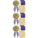 108 Sets Graduation Commendation Stickers Decor Soccer Awards For Kids Medals Envelope Foil Encouragement Gold Child