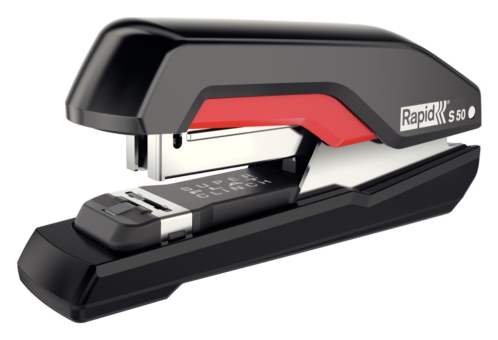 Rapid Heftgerät Supreme S50 Metall 50Blatt schwarz/rot Image
