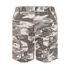 Size 52 Mens Kam Big & Tall Charcoal Grey Camo Cargo Shorts Big & Tall