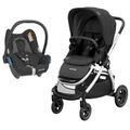 Maxi-Cosi Adorra Pushchair + CabrioFix Car Seat - Essential Black