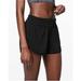 Lululemon Athletica Shorts | Lululemon Athletica Tracker V Running Shorts In Black Size 4 | Color: Black | Size: 4