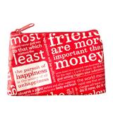 Lululemon Athletica Bags | Lululemon Zipper Coin Pouch Wallet Red & White | Color: Red/White | Size: Os