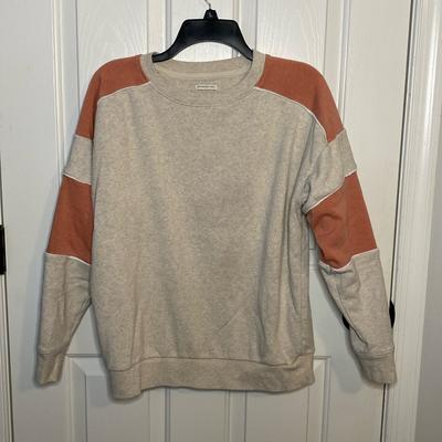 American Eagle Outfitters Tops | American Eagle Ahh-Mazingly Soft Sweatshirt | Color: Cream/Pink | Size: Xs
