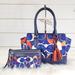 Coach Bags | Coach Legacy Heritage Candace Carryall Bag And Wallet Set | Color: Blue/Red | Size: Os