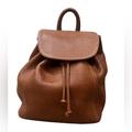 Coach Bags | Coach Price Drop Leather Backpack Purse Drawstring Brown “Sonoma” | Color: Brown | Size: Os