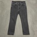Levi's Jeans | Levis Jeans Mens 36 Black Denim Pants 514 Straight Fit Stretch 32x29 | Color: Black | Size: 32