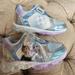 Disney Shoes | Disney Frozen Girls Light Up Sneakers Size 7 Toddler New | Color: Blue/White | Size: 7bb