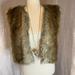 Anthropologie Jackets & Coats | Anthropologie- Illia- Vest/Nwt/Browns & Grays/ Faux Fur Front-Faux Leather Back | Color: Brown/Gray/Tan | Size: L