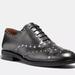 Coach Shoes | Coach Tegan Oxford With Studs | Color: Black/Gray | Size: 6.5