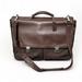 Coach Bags | Coach Leather & Nylon Brown Briefcase Silver Hardware Computer Case Long Strap | Color: Brown/Silver | Size: Os