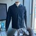 Zara Jackets & Coats | New Men's Zara Sartorial Dark Wash Denim Jacket Size Large | Color: Blue | Size: L