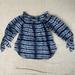 Michael Kors Tops | Michael Michael Kors Womens Blue 3/4 Tie Sleeve Off The Shoulder Blouse Top Sz S | Color: Blue | Size: S